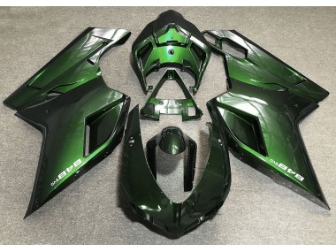 Deep Green 2007-2014 Ducati 848 1098 1198 Motorcycle Fairing