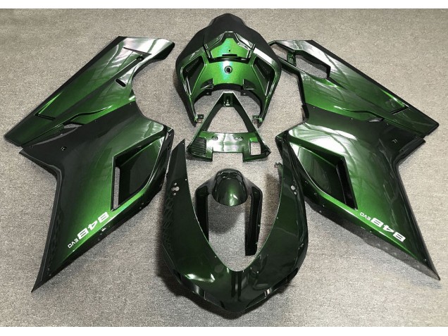 Deep Green 2007-2014 Ducati 848 1098 1198 Motorcycle Fairing Deep Green 2007-2014 Ducati 848 1098 1198 Motorcycle Fairing