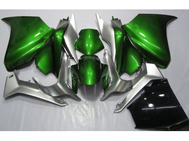 Deep Green and Silver 2010-2013 VFR1200 Motorcycle Fairing