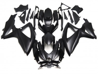 Deep Matte Black 2008-2010 GSXR 600-750 Motorcycle Fairing