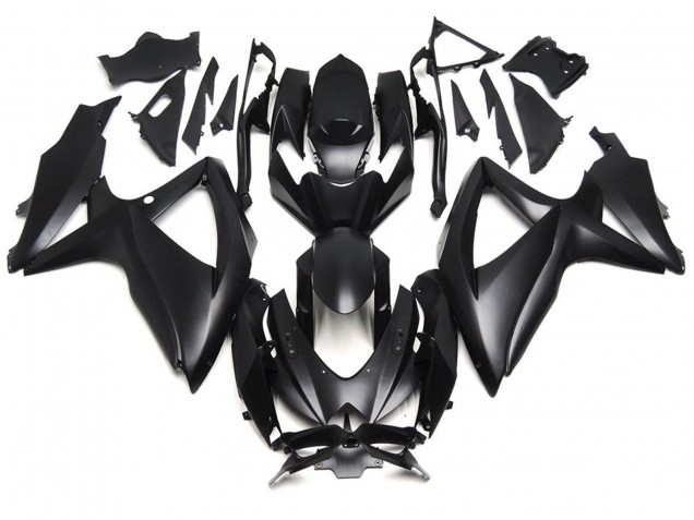Deep Matte Black 2008-2010 GSXR 600-750 Motorcycle Fairing Deep Matte Black 2008-2010 GSXR 600-750 Motorcycle Fairing