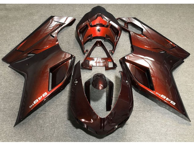 Deep Orange 2007-2014 Ducati 848 1098 1198 Motorcycle Fairing Deep Orange 2007-2014 Ducati 848 1098 1198 Motorcycle Fairing