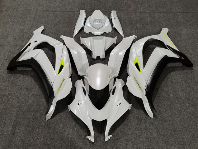 Deep Pearl White 2016-2019 ZX10R Motorcycle Fairing