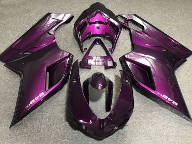 Deep Pink 2007-2014 Ducati 848 1098 1198 Motorcycle Fairing