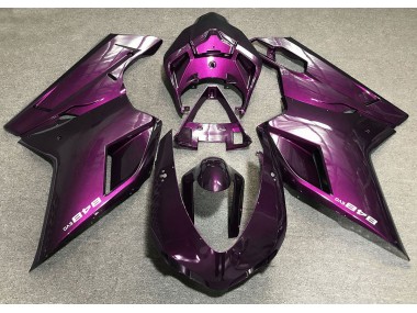 Deep Pink 2007-2014 Ducati 848 1098 1198 Motorcycle Fairing