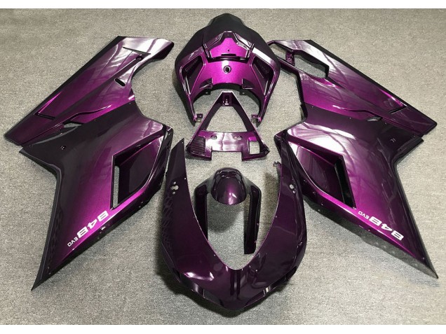 Deep Pink 2007-2014 Ducati 848 1098 1198 Motorcycle Fairing Deep Pink 2007-2014 Ducati 848 1098 1198 Motorcycle Fairing