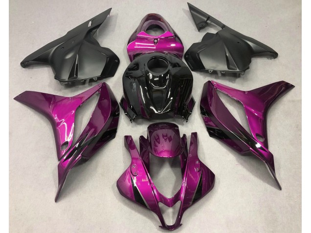 Deep Pink with Black 2009-2012 CBR600RR Motorcycle Fairing Deep Pink with Black 2009-2012 CBR600RR Motorcycle Fairing