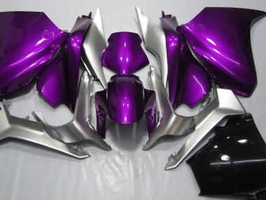 Deep Purple and Silver 2010-2013 VFR1200 Motorcycle Fairing