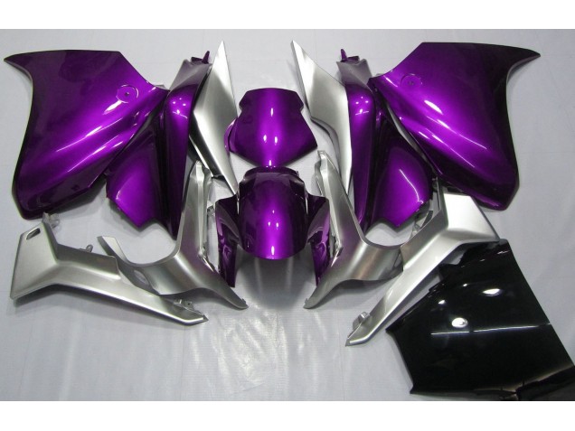 Deep Purple and Silver 2010-2013 VFR1200 Motorcycle Fairing Deep Purple and Silver 2010-2013 VFR1200 Motorcycle Fairing
