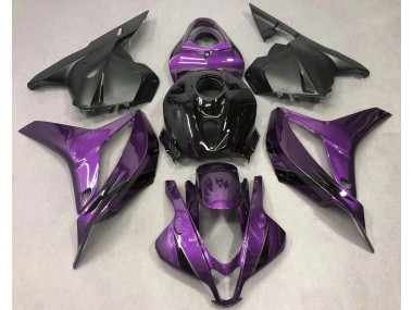 Deep Purple with Black 2009-2012 CBR600RR Motorcycle Fairing