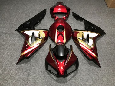 Deep Red & Gold 2006-2007 CBR1000RR Motorcycle Fairing