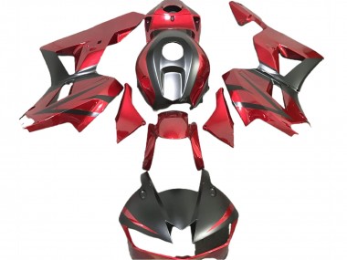 Deep Red & Matte Black 2013-2023 CBR600RR Motorcycle Fairing
