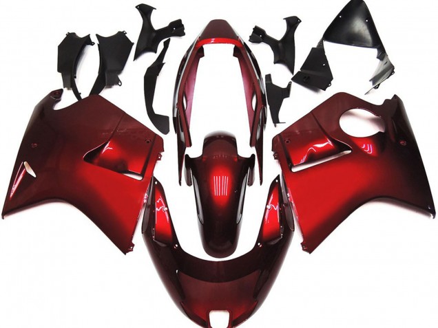 Deep Vibrant Red 1996-2007 CBR1100XX Motorcycle Fairing Deep Vibrant Red 1996-2007 CBR1100XX Motorcycle Fairing
