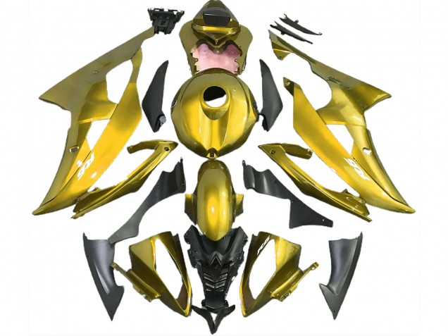 Deep Yellow 2008-2016 R6 Motorcycle Fairing Deep Yellow 2008-2016 R6 Motorcycle Fairing
