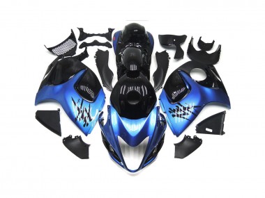 Deep blue with Black Custom 2008-2020 GSXR 1300 Hayabusa Motorcycle Fairing
