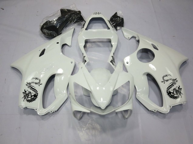 Dragon White 2001-2003 CBR600 F4i Motorcycle Fairing Dragon White 2001-2003 CBR600 F4i Motorcycle Fairing