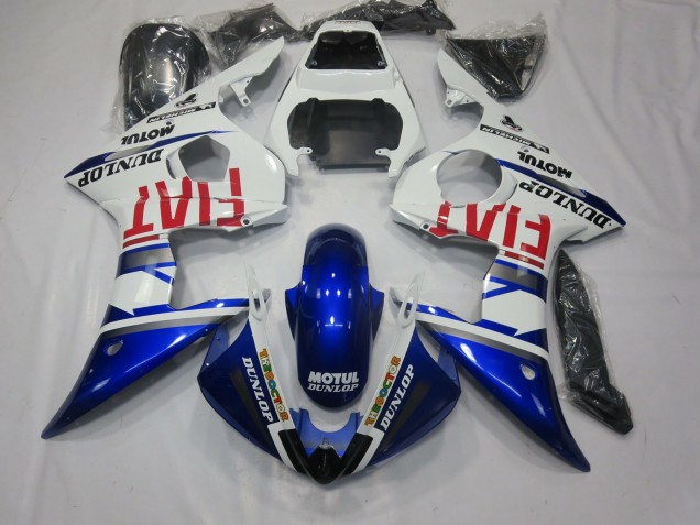 Fiat Deep Blue 2005 R6 Motorcycle Fairing