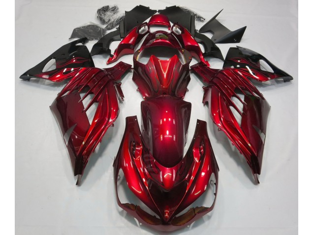 Fire Red Gloss 2012-2021 ZX14R Motorcycle Fairing
