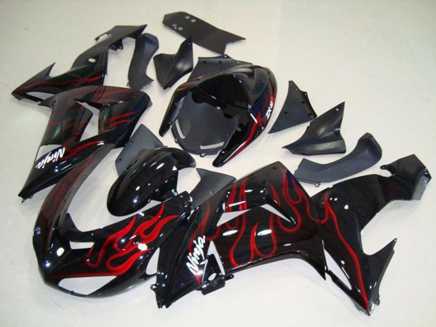 Flame Red 2006-2007 ZX10R Motorcycle Fairing Flame Red 2006-2007 ZX10R Motorcycle Fairing