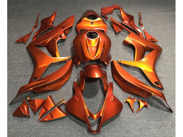 Flat Orange 2007-2008 CBR600RR Motorcycle Fairing Flat Orange 2007-2008 CBR600RR Motorcycle Fairing