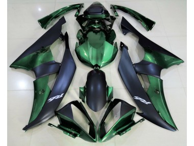 Forest Green and Matte Black 2008-2016 R6 Motorcycle Fairing