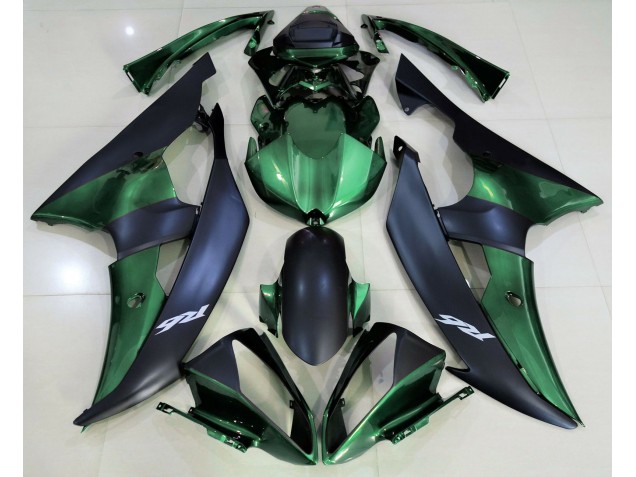 Forest Green and Matte Black 2008-2016 R6 Motorcycle Fairing