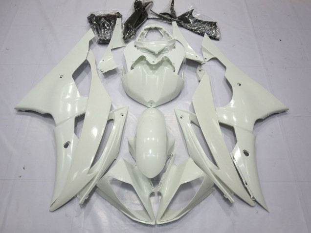 Full Gloss White 2008-2016 R6 Motorcycle Fairing