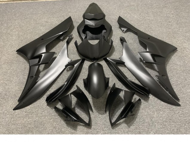 Full Matte Black 2006-2007 R6 Motorcycle Fairing Full Matte Black 2006-2007 R6 Motorcycle Fairing