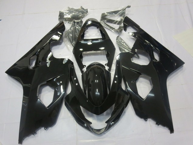 Gloss Black 2004-2005 GSXR 600-750 Motorcycle Fairing Gloss Black 2004-2005 GSXR 600-750 Motorcycle Fairing