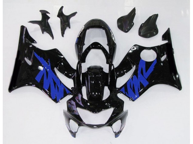 Gloss Black & Blue 1999-2000 CBR600 F4 Motorcycle Fairing