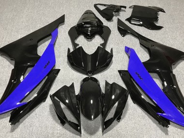 Gloss Black & Blue 2008-2016 R6 Motorcycle Fairing