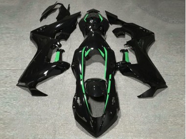 Gloss Black & Forest Green Lining 2017-2023 CBR1000RR Motorcycle Fairing