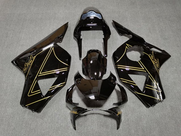 Gloss Black & Gold 2002-2003 CBR954RR Motorcycle Fairing Gloss Black & Gold 2002-2003 CBR954RR Motorcycle Fairing