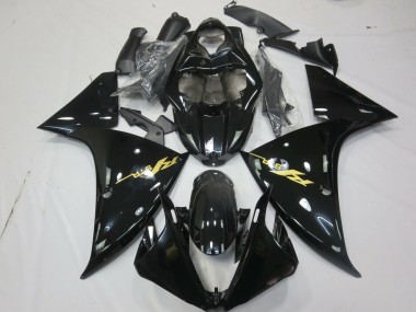 Gloss Black Gold 2009-2011 R1 Motorcycle Fairing