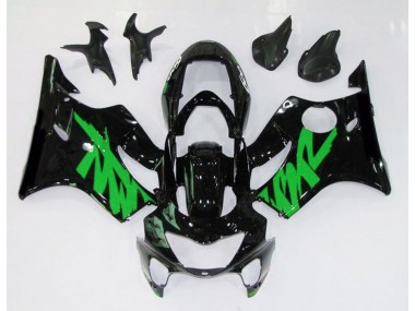 Gloss Black & Green 1999-2000 CBR600 F4 Motorcycle Fairing