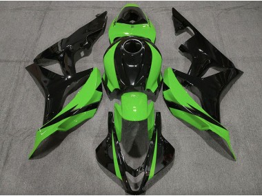 Gloss Black & Green 2007-2008 CBR600RR Motorcycle Fairing