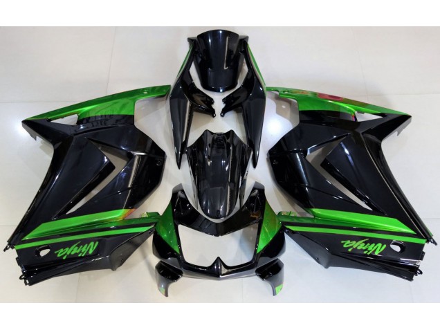 Gloss Black & Green 2008-2012 Ninja 250 Motorcycle Fairing Gloss Black & Green 2008-2012 Ninja 250 Motorcycle Fairing