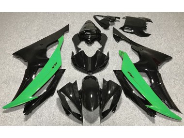 Gloss Black & Green 2008-2016 R6 Motorcycle Fairing