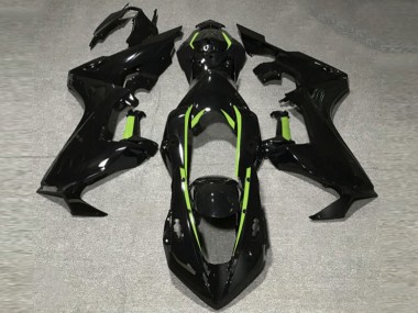 Gloss Black & Lime Green Lining 2017-2023 CBR1000RR Motorcycle Fairing