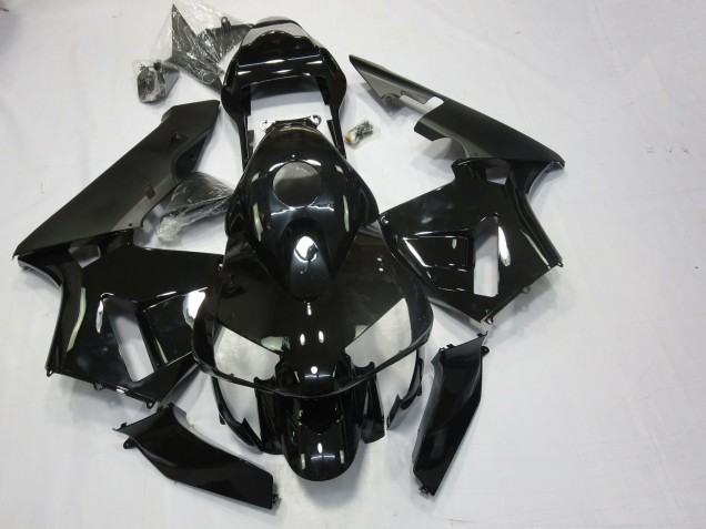 Gloss Black & Matte 2003-2004 CBR600RR Motorcycle Fairing Gloss Black & Matte 2003-2004 CBR600RR Motorcycle Fairing