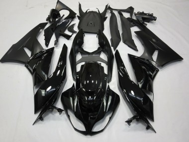Gloss Black Matte 2009-2012 ZX6R Motorcycle Fairing