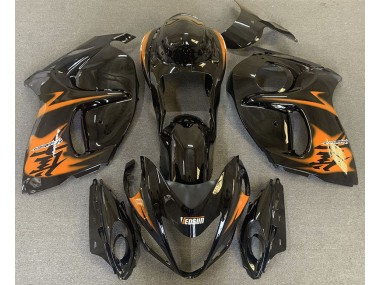 Gloss Black & Orange 2008-2020 GSXR 1300 Hayabusa Motorcycle Fairing