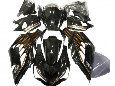 Gloss Black & Orange 2012-2021 ZX14R Motorcycle Fairing