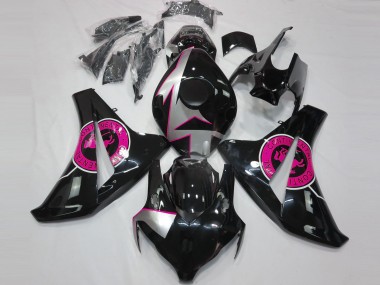 Gloss Black & Pink 2008-2011 CBR1000RR Motorcycle Fairing