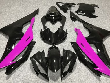 Gloss Black & Pink 2008-2016 R6 Motorcycle Fairing
