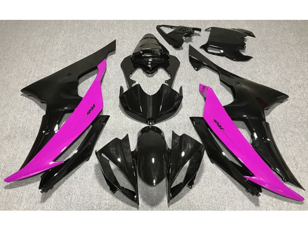 Gloss Black & Pink 2008-2016 R6 Motorcycle Fairing Gloss Black & Pink 2008-2016 R6 Motorcycle Fairing