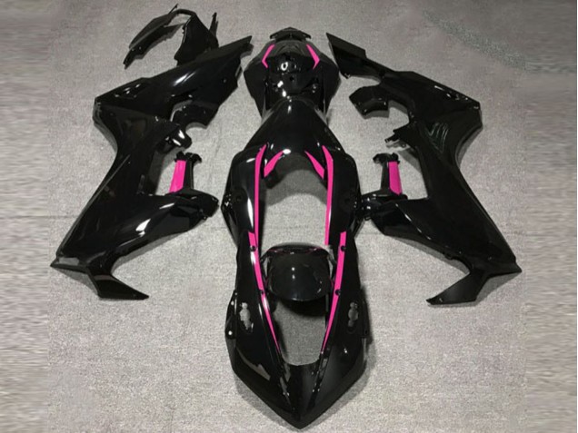Gloss Black & Pink Lining 2017-2023 CBR1000RR Motorcycle Fairing Gloss Black & Pink Lining 2017-2023 CBR1000RR Motorcycle Fairing