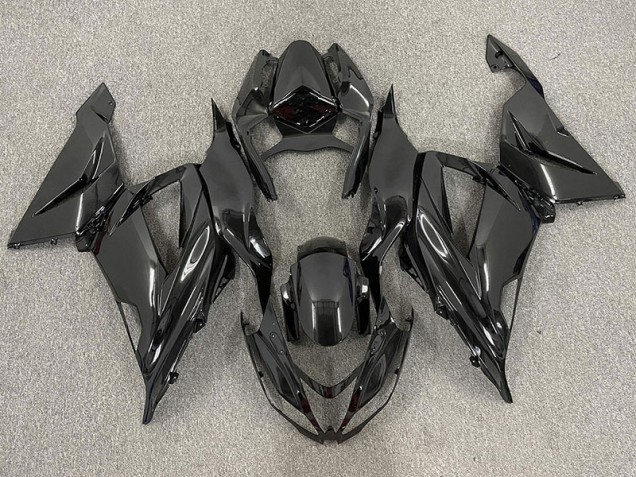 Gloss Black Plain 2013-2018 ZX6R Motorcycle Fairing Gloss Black Plain 2013-2018 ZX6R Motorcycle Fairing