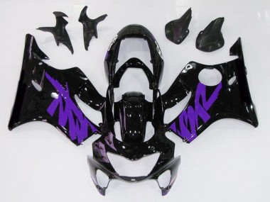 Gloss Black & Purple 1999-2000 CBR600 F4 Motorcycle Fairing