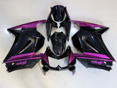 Gloss Black & Purple 2008-2012 Ninja 250 Motorcycle Fairing